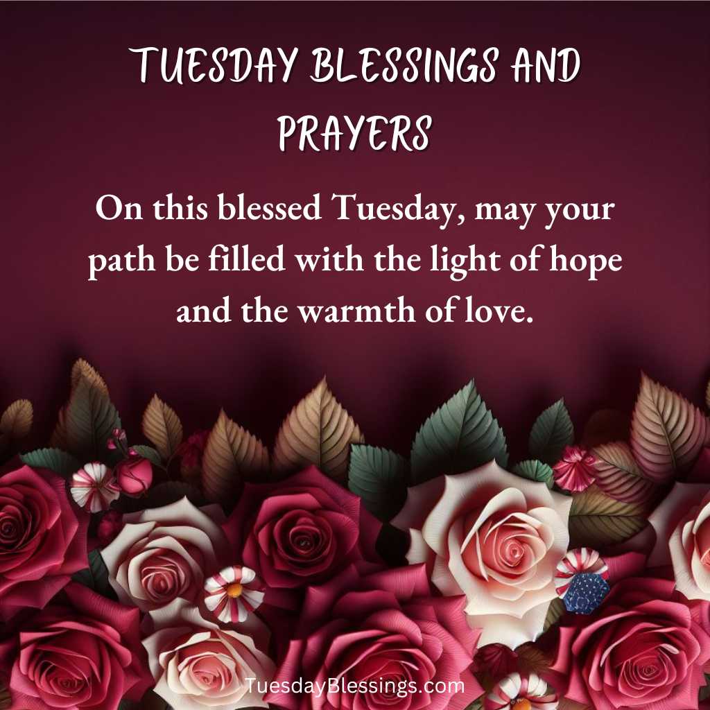 1000 Tuesday Blessings And Prayers Images