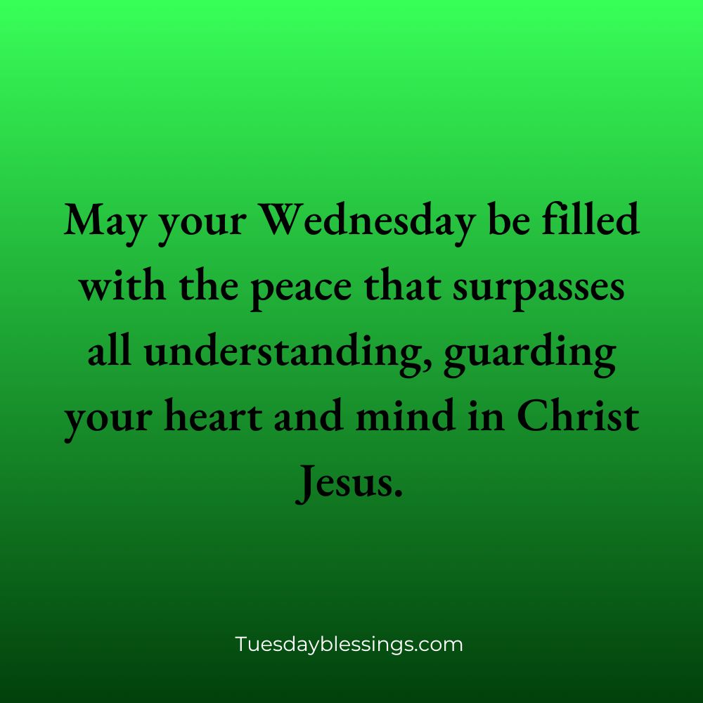 Wednesday Blessings Bible Verses