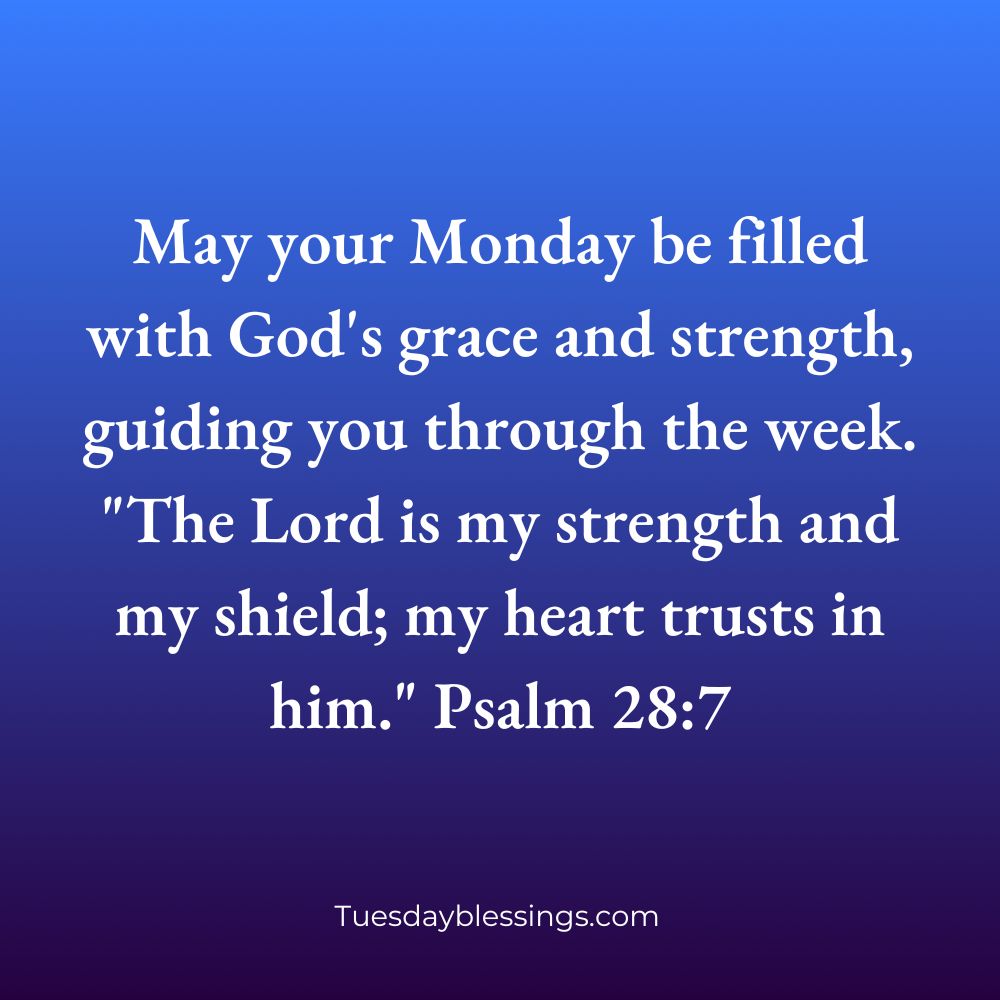 Monday Blessings With Bible Verses