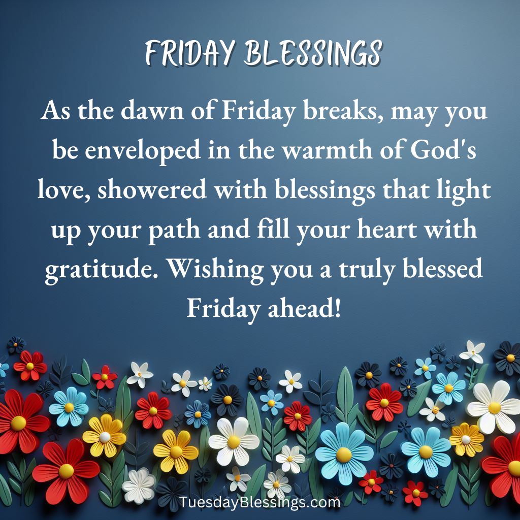 1000+ Friday Blessings Images, Quotes and Prayers
