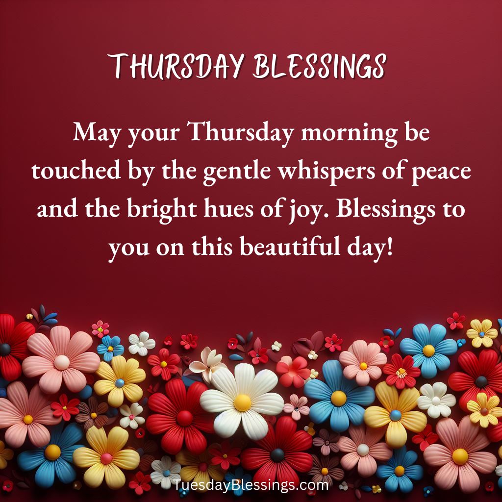 1000+ Thursday Blessings Images, Quotes and Prayers